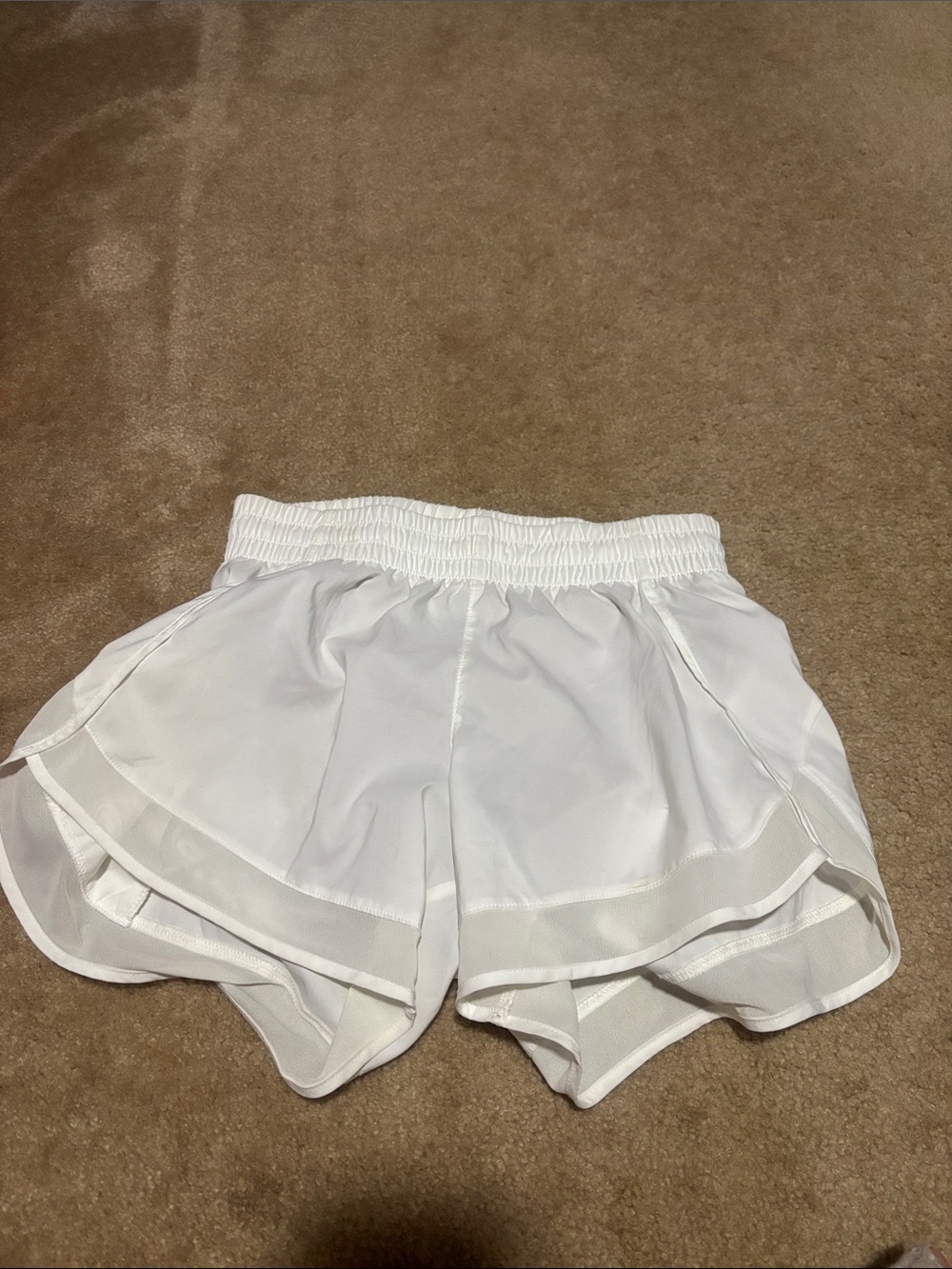 Athleta White Women's Layered Athletic Shorts